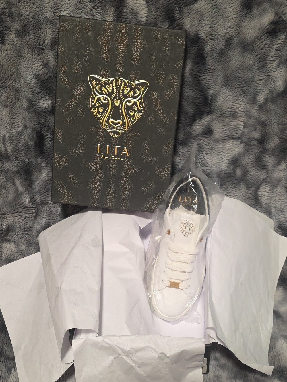 LITA Women's White Leather Sneakers